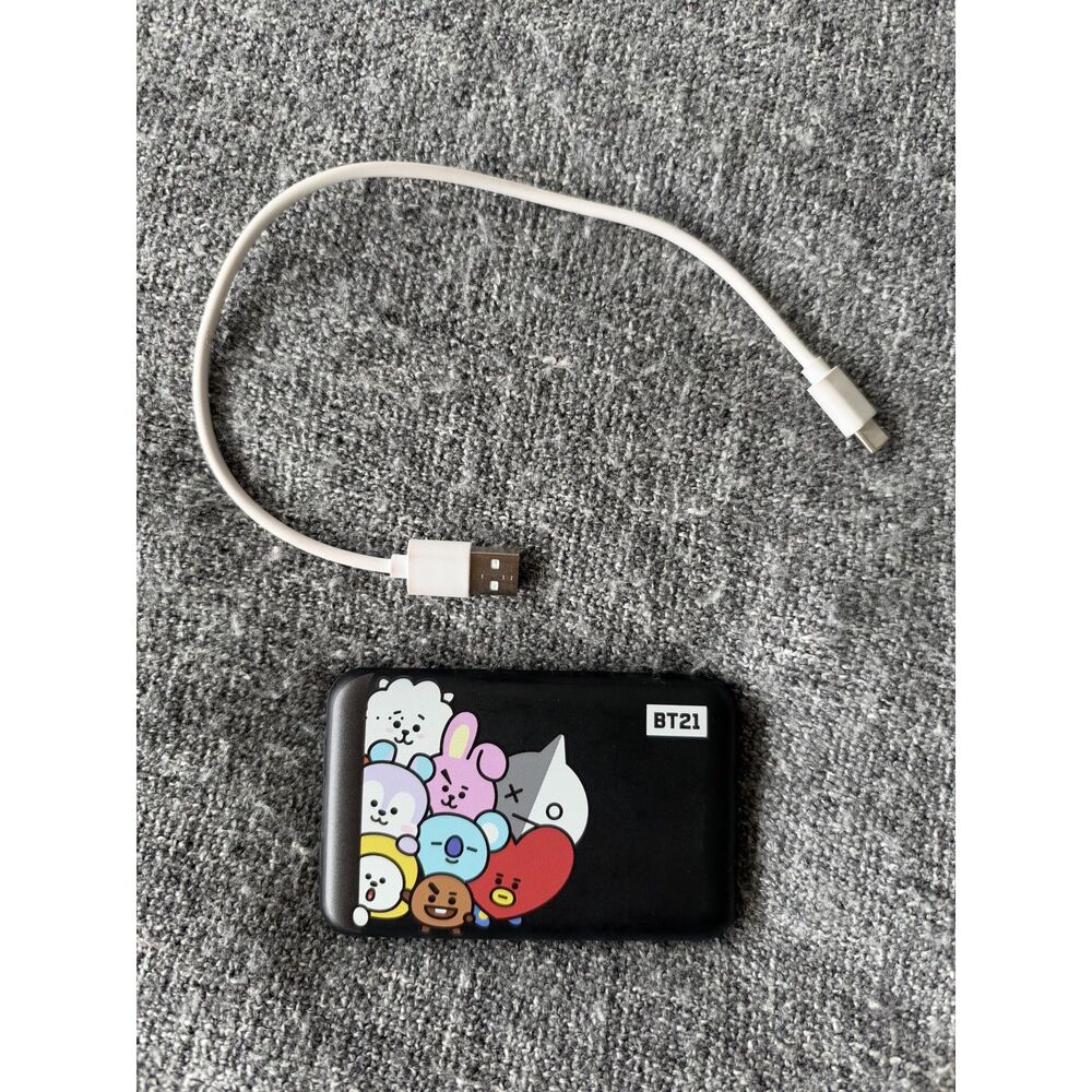 Miniso x BT21 BTS Collection Power Bank Black